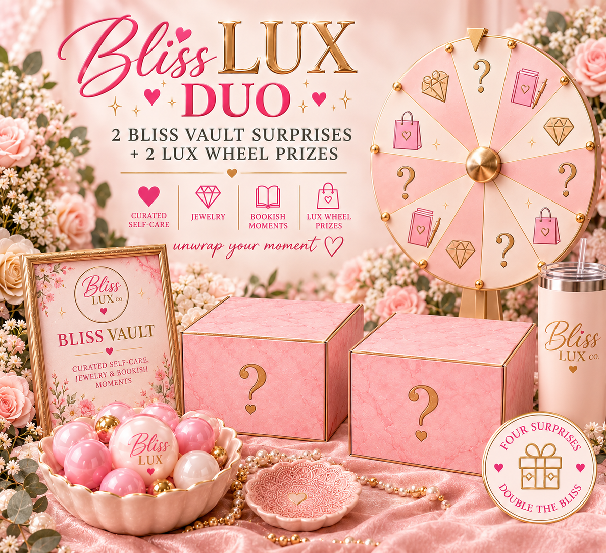 BlissLUX Duo - 2 Bliss Vault Surprises & 2 LUX Wheel Spins 🩷✨