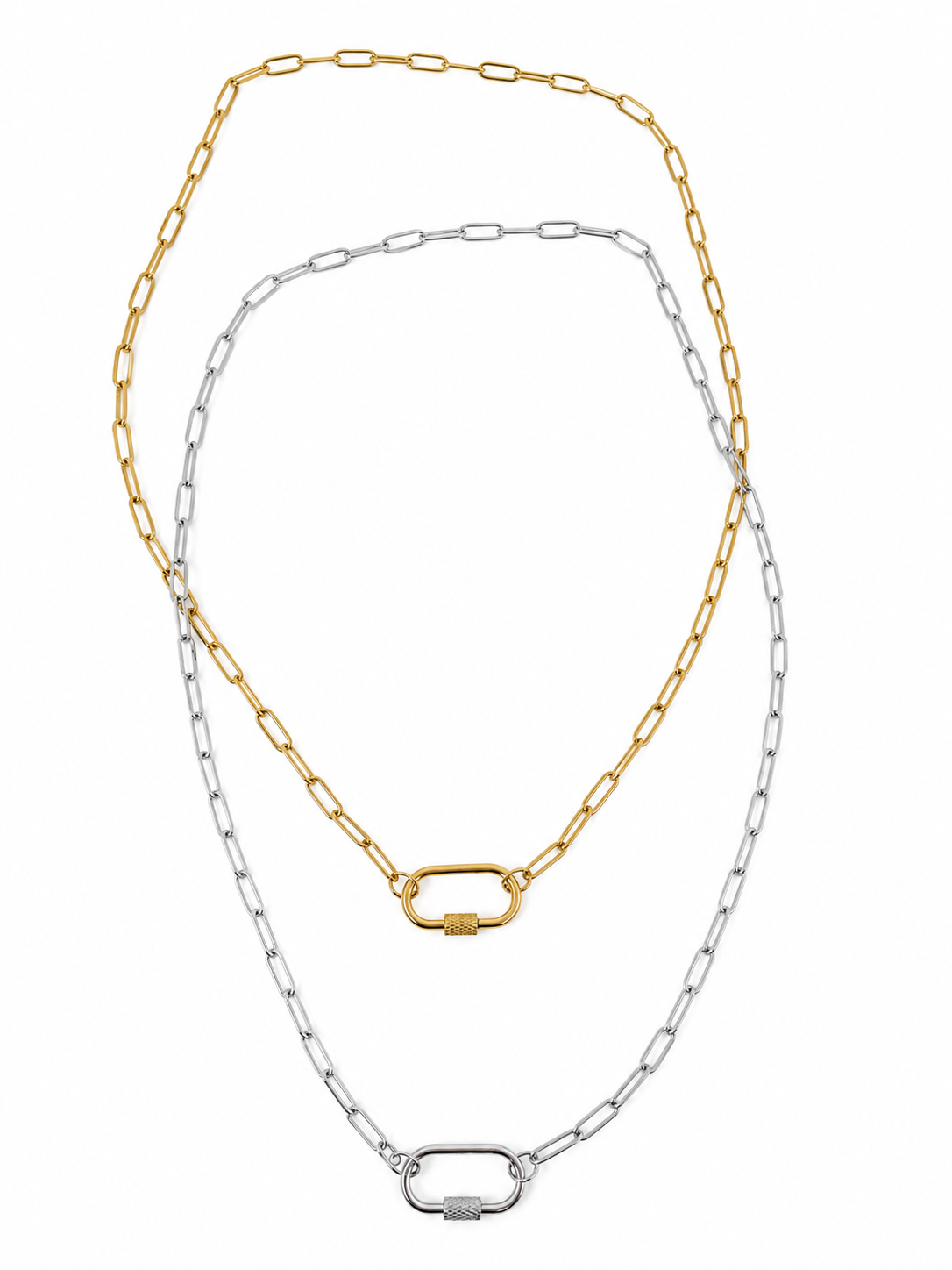 BlissLUX Link Collection Carabiner Necklace