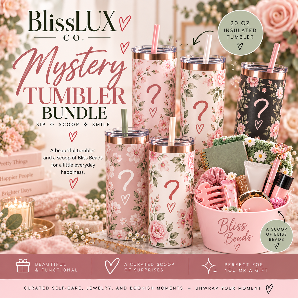 BlissLUX Mystery Tumbler Bundle 🩷 ✨